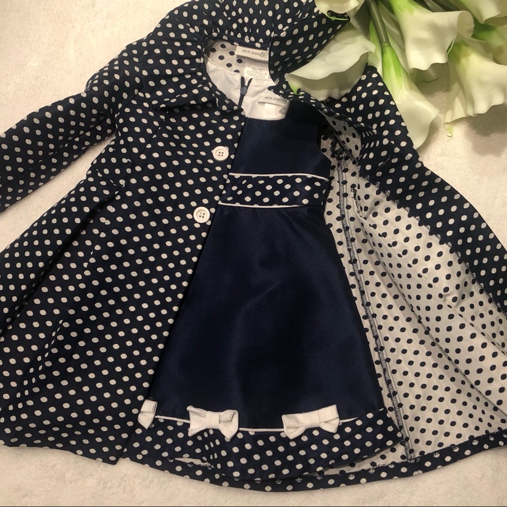 BONNIE JEAN COAT AND DRESS SET